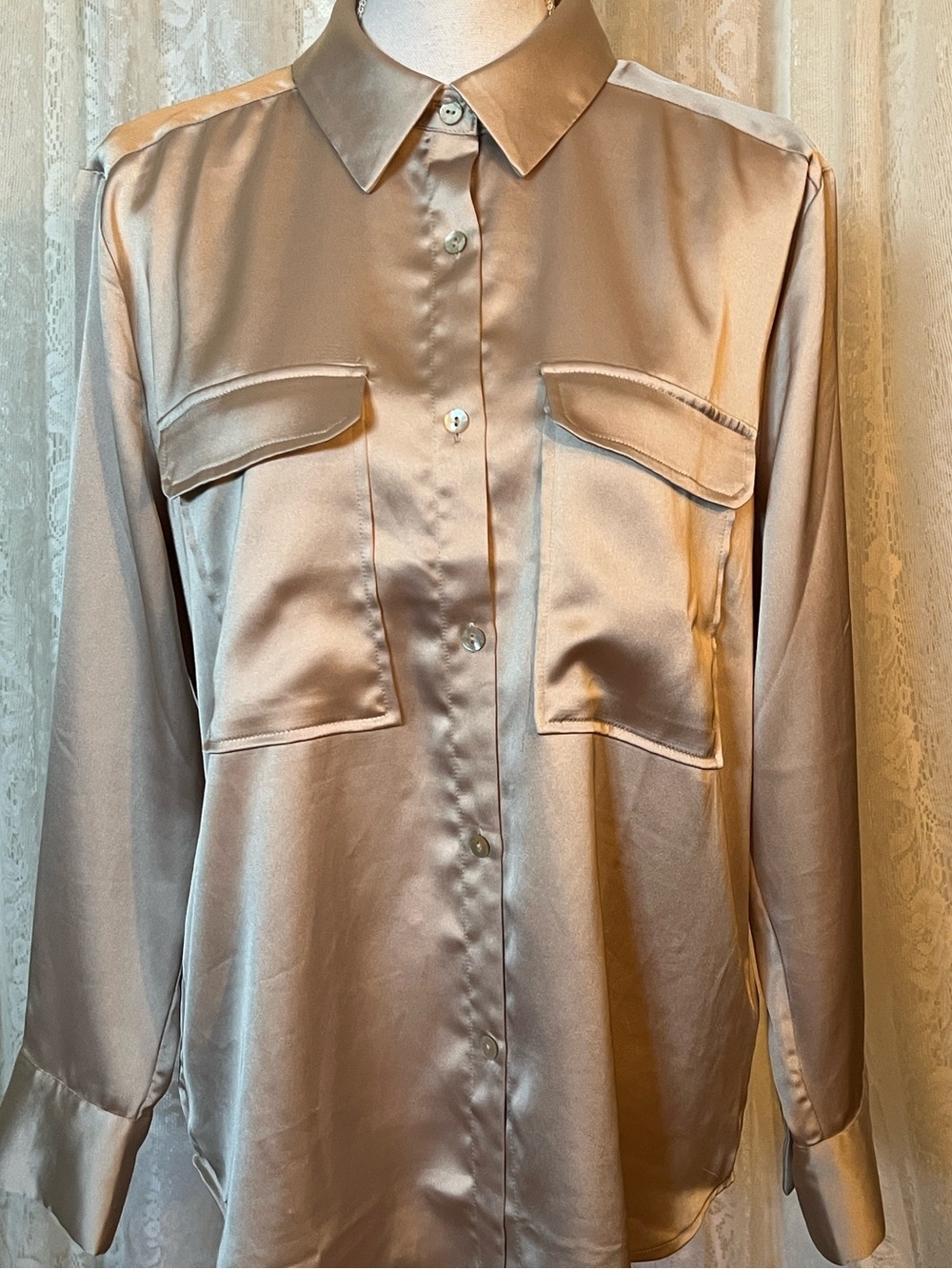 RACHEL ZOE Platinum Blouse - Picture 6 of 8